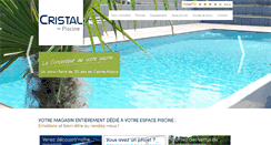 Desktop Screenshot of cristal-piscine.com