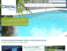 Tablet Screenshot of cristal-piscine.com